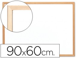 Pizarra blanca Q-Connect 90x60cm. melamina marco de madera